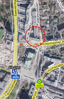 Mapa - Frankfurt
